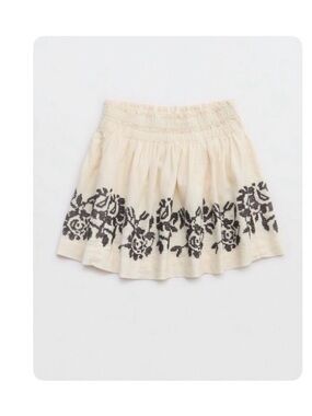 Aerie Embroidered Mini Skirt - NWT